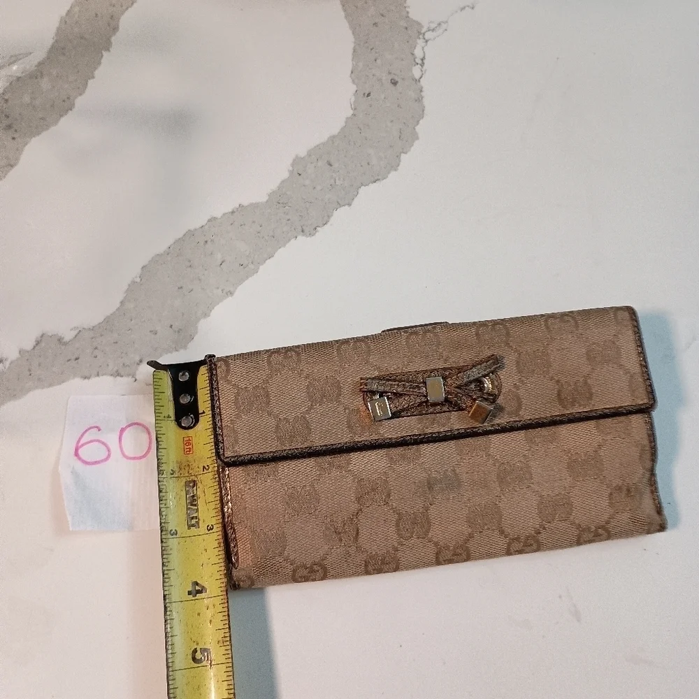 Gucci Monogram Princy Continental Wallet